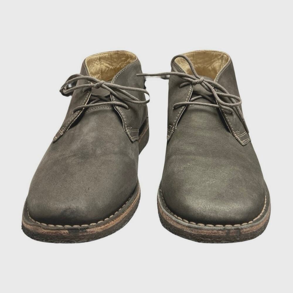 Johnston and Murphy Donnelson Sheepskin Gray Suede Chukka Boot size 9 1/2 - Picture 4 of 9